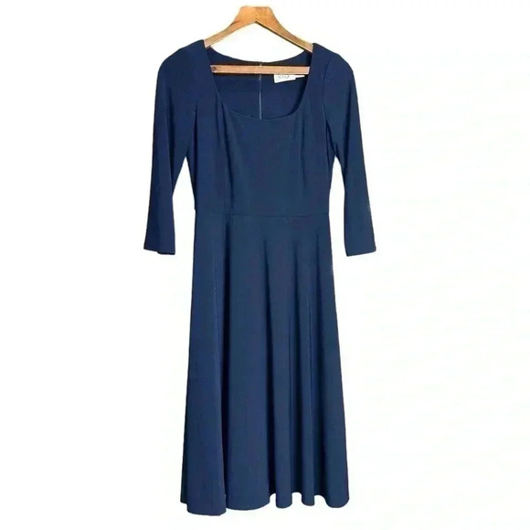 Eliza J Navy Blue Dress Size 4 - Picture 1 of 4